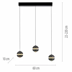 LED-Pendelleuchte Lini