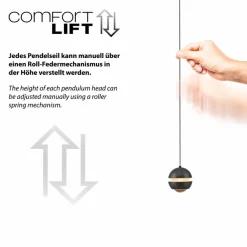 LED-Pendelleuchte Lini