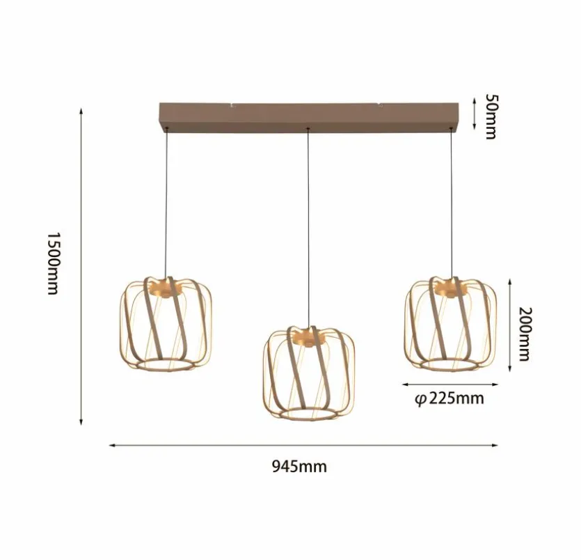 LED-Pendelleuchte Lucca