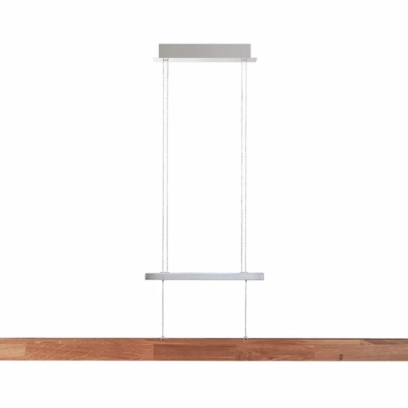 LED-Pendelleuchte Metall, Nickel