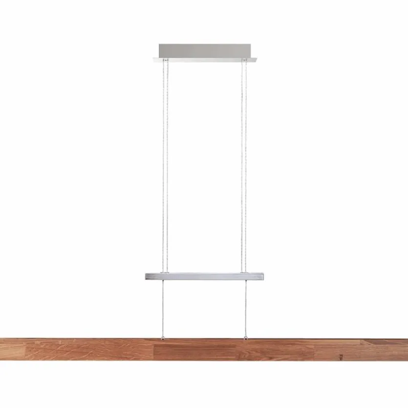 LED-Pendelleuchte Metall, Nickel