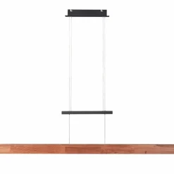 LED-Pendelleuchte Metall, schwarz matt