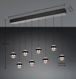 LED-Pendelleuchte Orbit