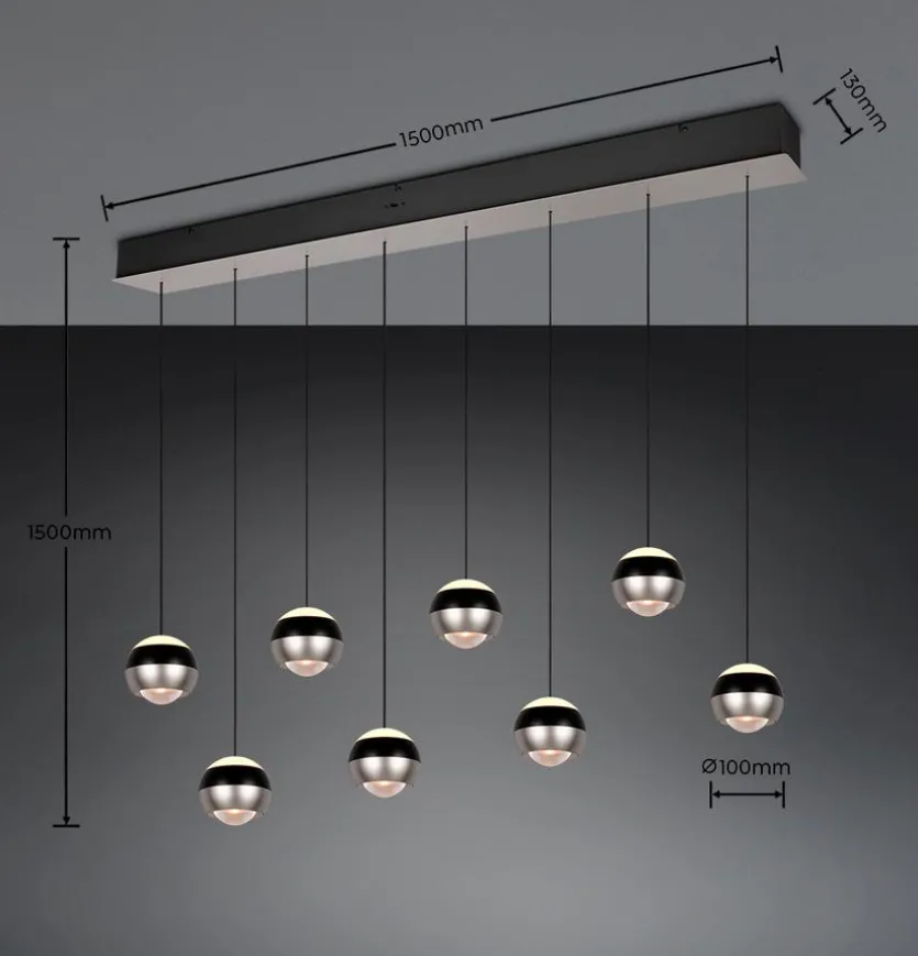 LED-Pendelleuchte Orbit