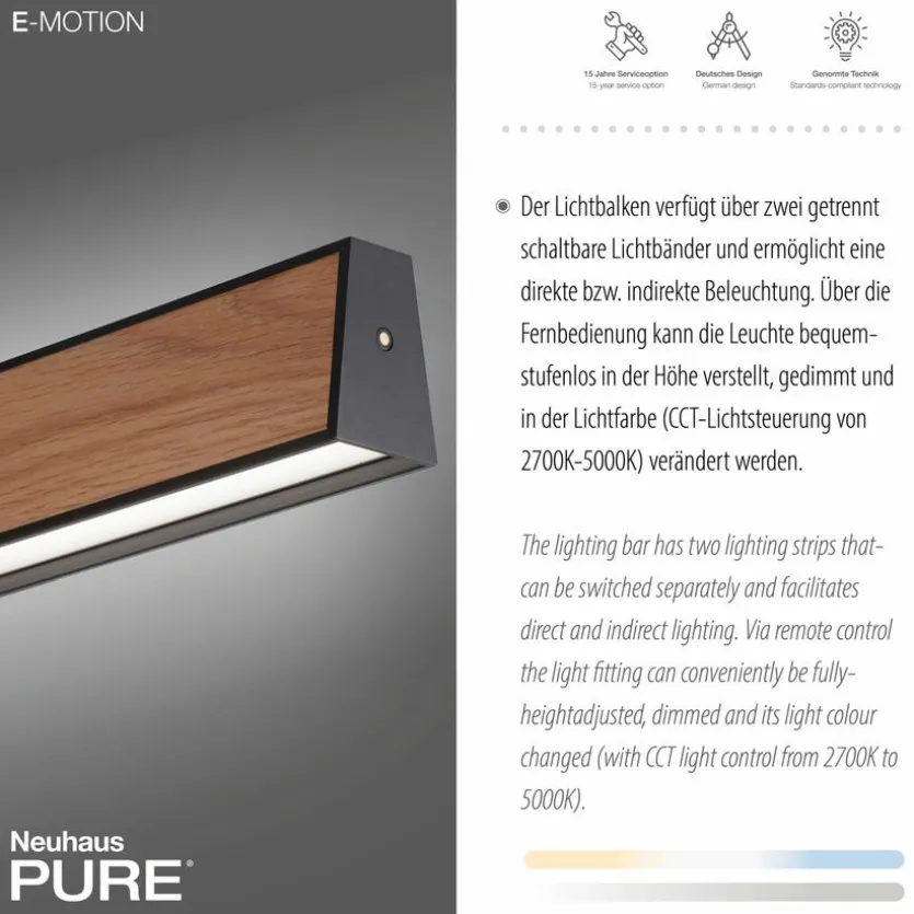 LED-Pendelleuchte Pure-E-Motion