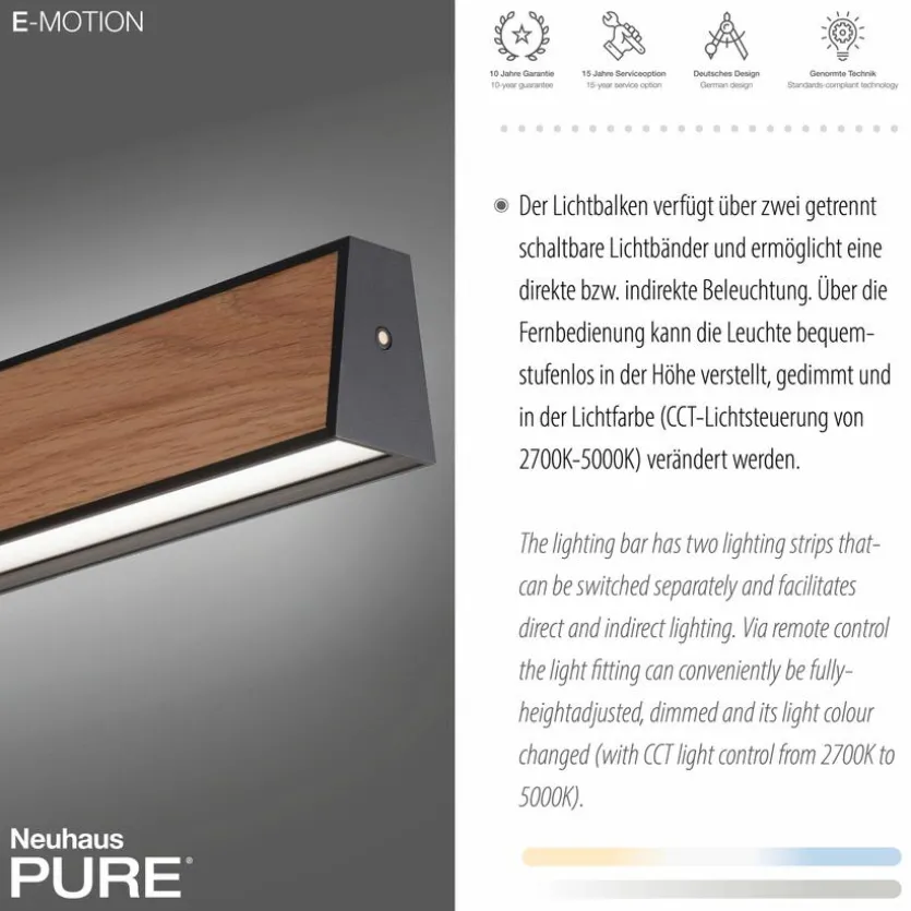 LED-Pendelleuchte Pure-E-Motion