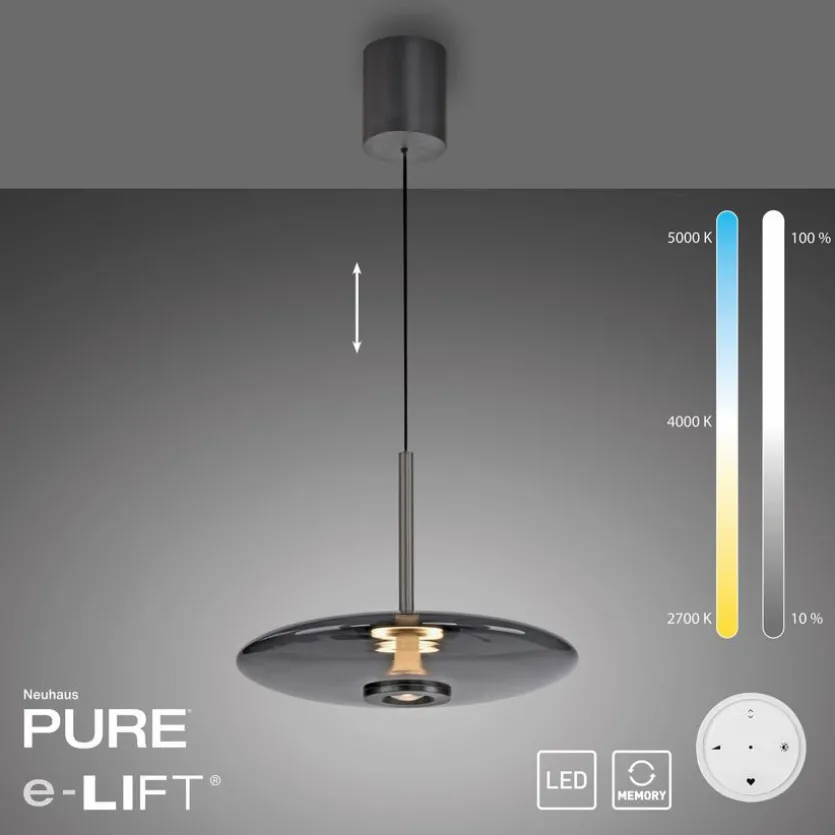 LED-Pendelleuchte Pure E-Vitrum