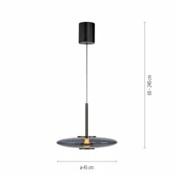 LED-Pendelleuchte Pure E-Vitrum