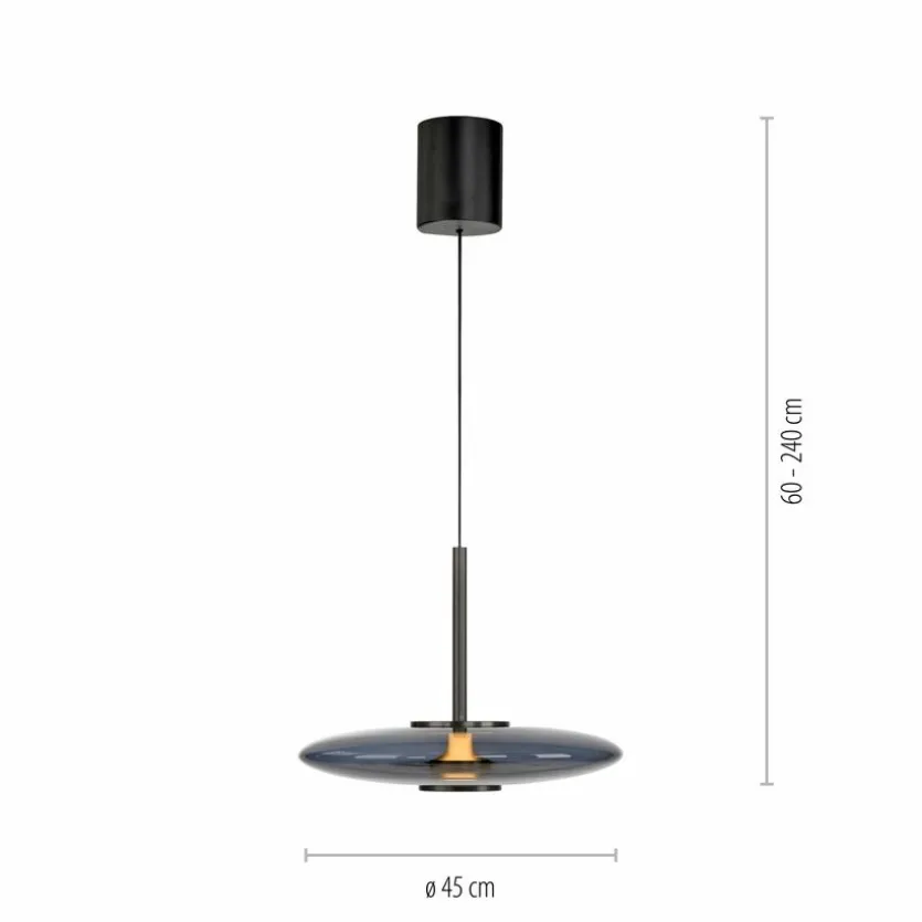 LED-Pendelleuchte Pure E-Vitrum