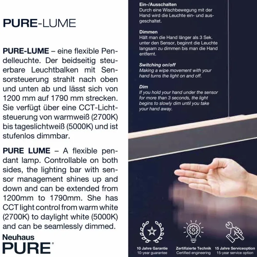 LED-Pendelleuchte Pure Lume