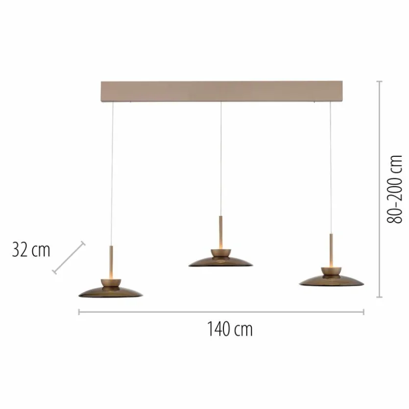 LED-Pendelleuchte Pure Moon
