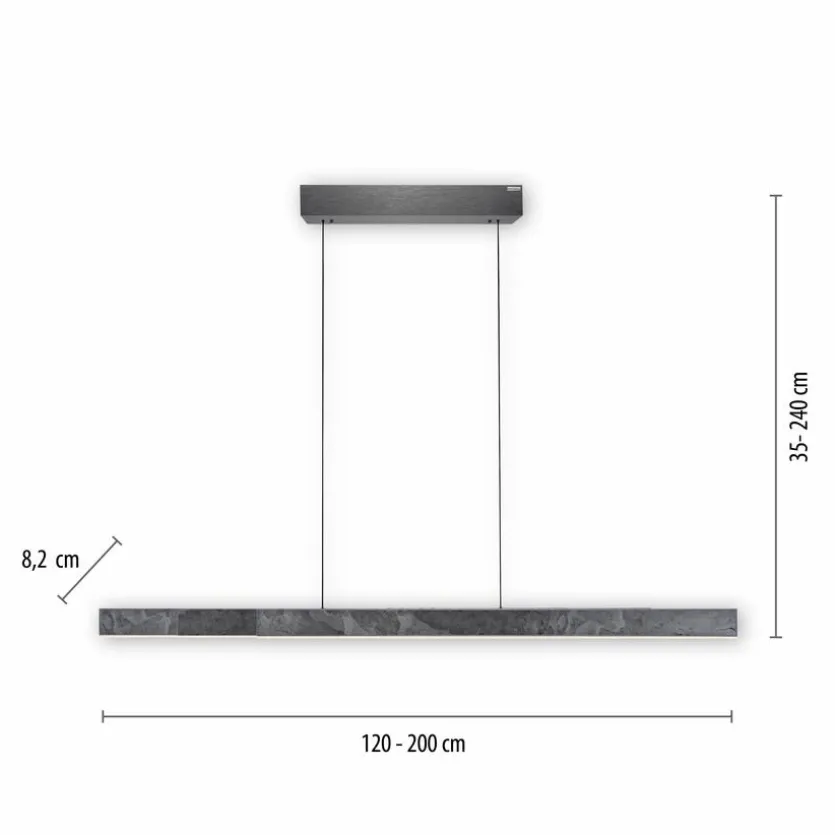 LED-Pendelleuchte Pure Moto-Rise