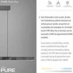 LED-Pendelleuchte Pure Moto-Rise