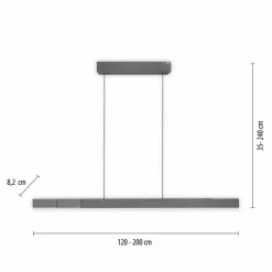 LED-Pendelleuchte Pure-Moto-Rise