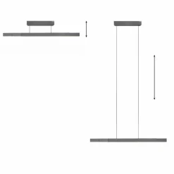 LED-Pendelleuchte Pure-Moto-Rise