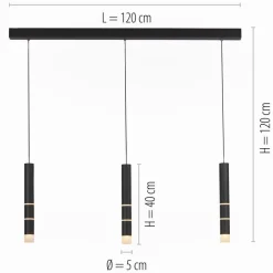 LED-Pendelleuchte Pure Vega