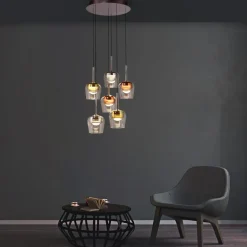 LED-Pendelleuchte Q-Kon
