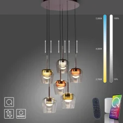LED-Pendelleuchte Q-Kon