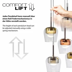 LED-Pendelleuchte Q-Kon