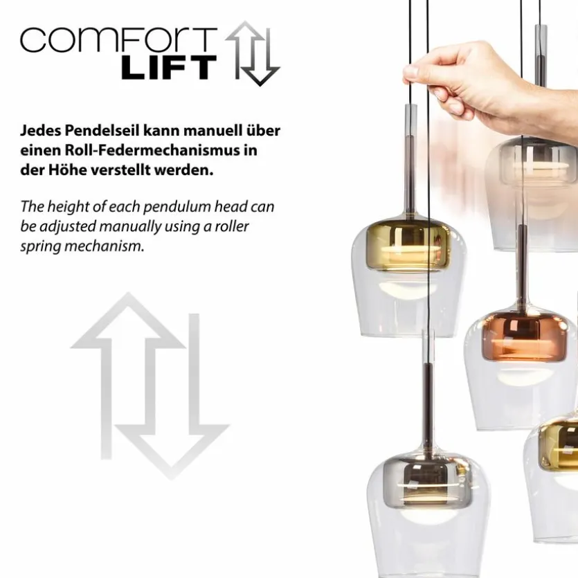 LED-Pendelleuchte Q-Kon