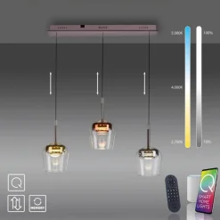 LED-Pendelleuchte Q-Kon