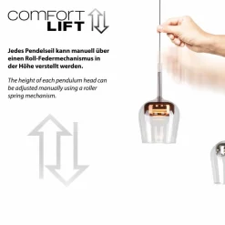 LED-Pendelleuchte Q-Kon