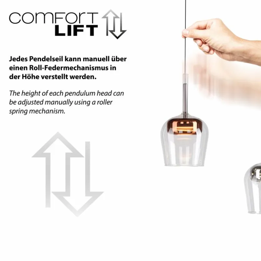 LED-Pendelleuchte Q-Kon