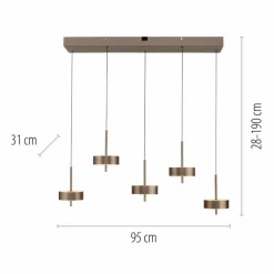 LED-Pendelleuchte Q-Rotate