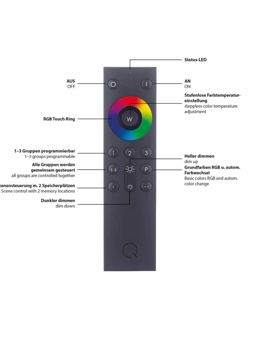 LED-Pendelleuchte Q-Vito