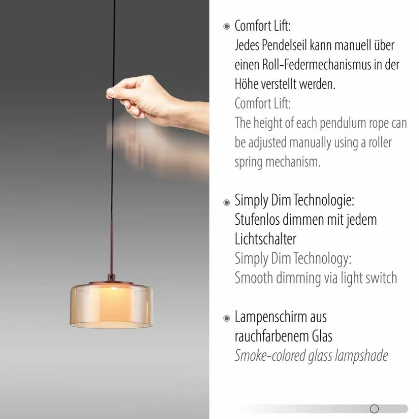 LED-Pendelleuchte RIKA