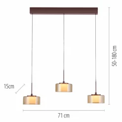 LED-Pendelleuchte RIKA