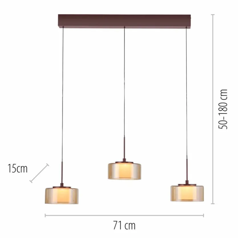 LED-Pendelleuchte RIKA