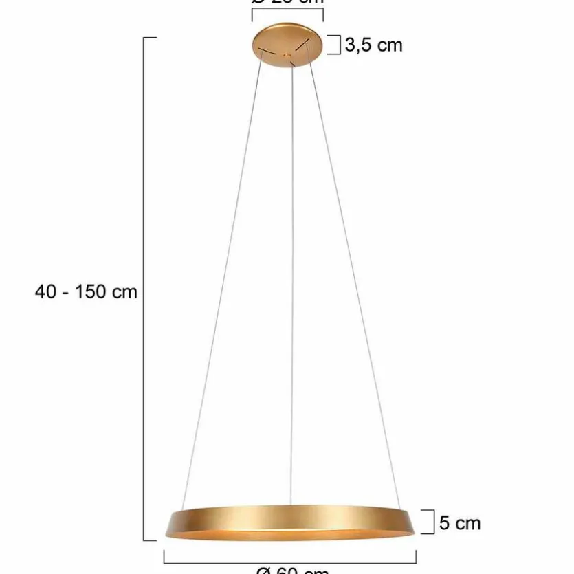 LED-Pendelleuchte Ringlux