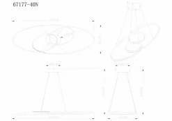 LED-Pendelleuchte Spira