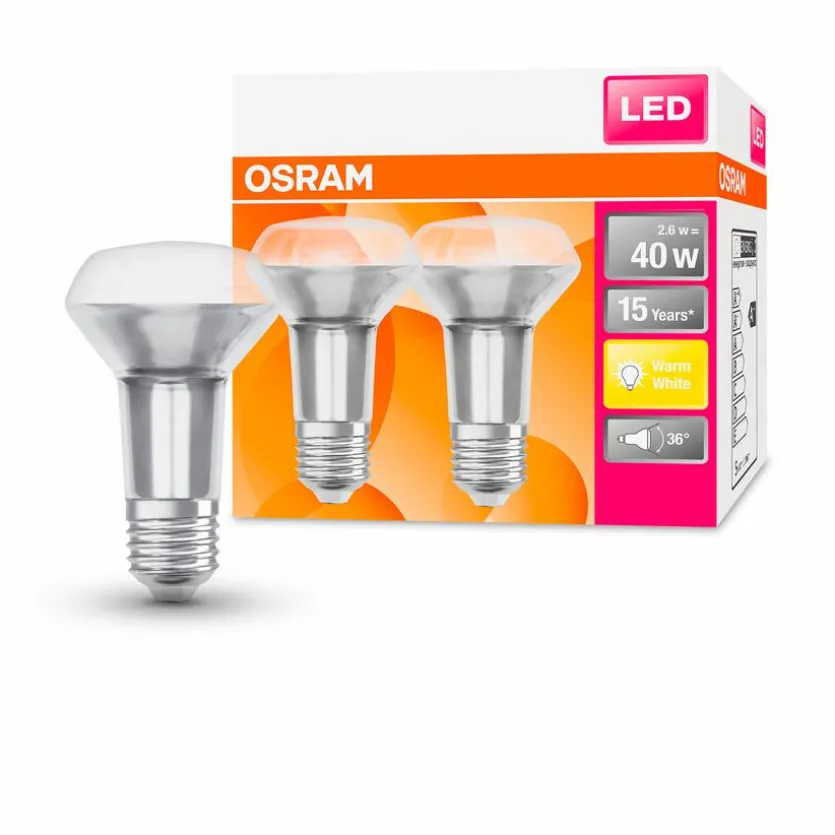 LED-Reflektorlampe E14/2,6 Watt/Energie F