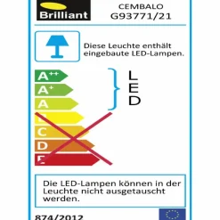 LED-Stehlampe Cembalo