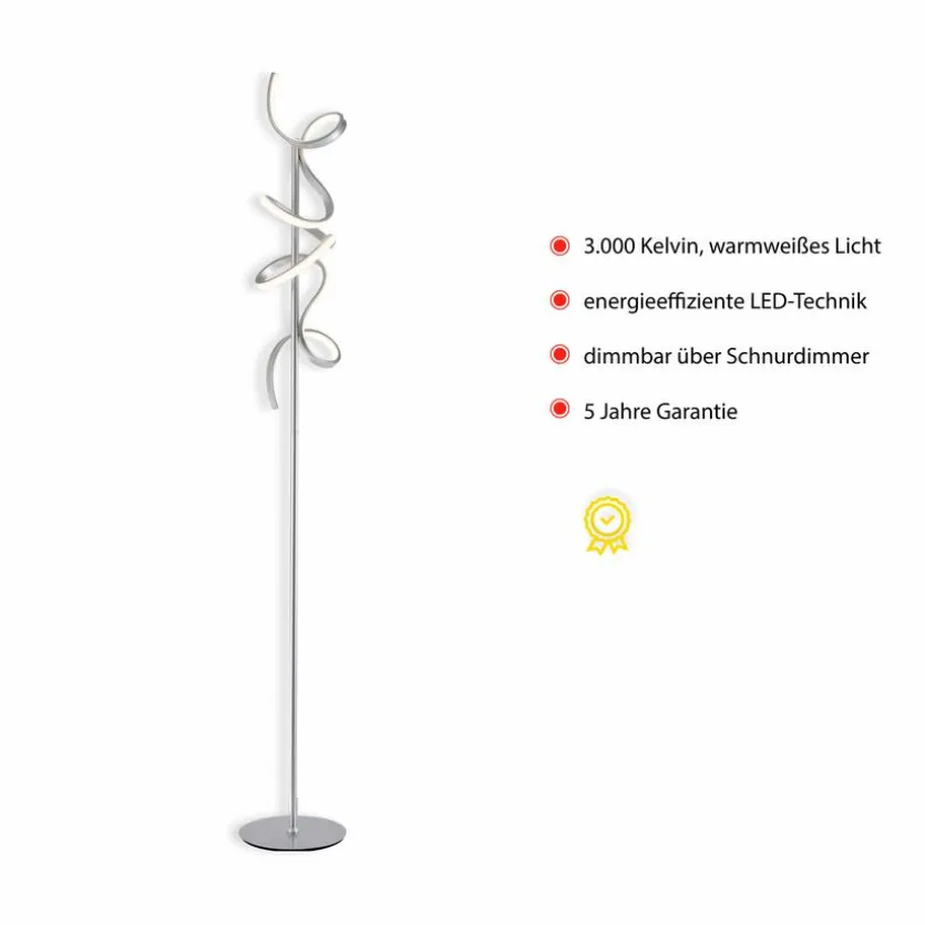 LED-Stehlampe Curls