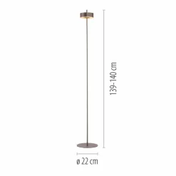 LED-Stehlampe Q-Rotate
