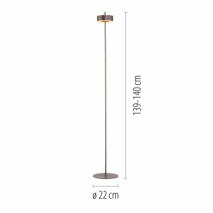 LED-Stehlampe Q-Rotate