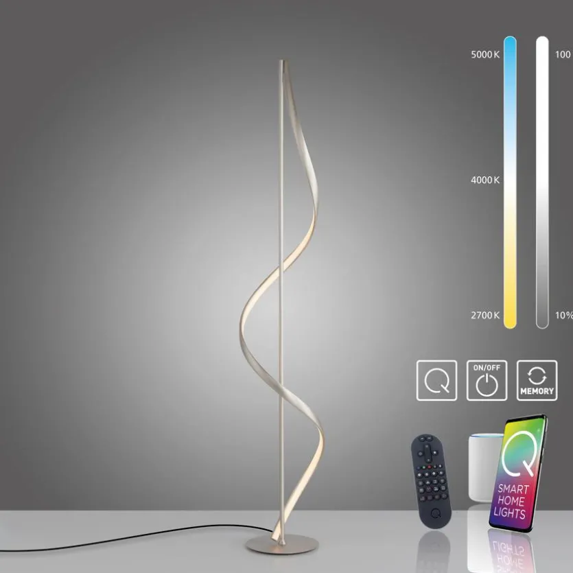 LED-Stehlampe Q-Swing