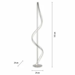 LED-Stehlampe Q-Swing