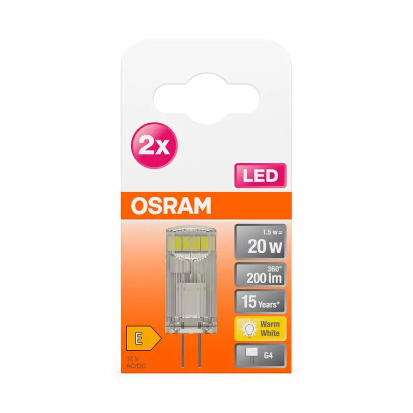 LED-Stiftsockellampe G4/1,8 Watt/Energie F