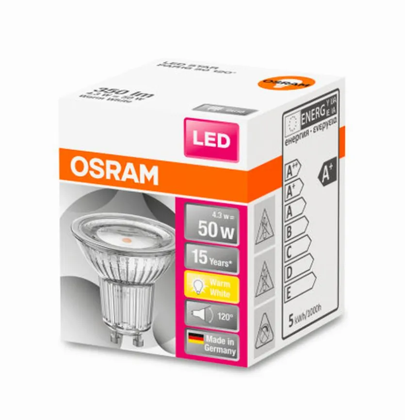 LED Strahler GU10/4,3 Watt/Energie G