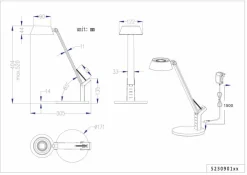 LED-Tischleuchte Ava