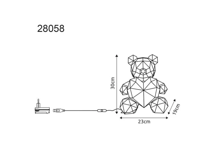 LED-Tischleuchte Brondar