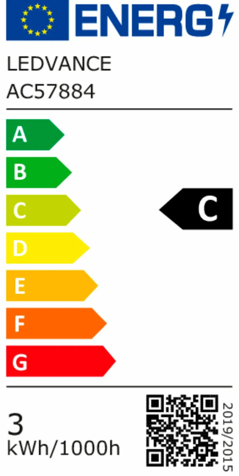 LED-Tropfen E14/2,9 Watt/Energie C