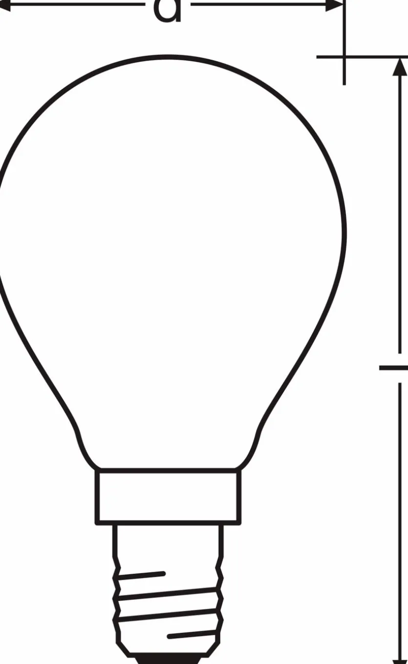 LED-Tropfen E14/2,5 Watt/Energie B