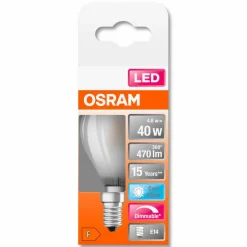 LED-Tropfen matt E14/ 4,8Watt/ Energie F