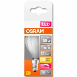 LED-Tropfen matt E14/ 5,5Watt/ Energie E