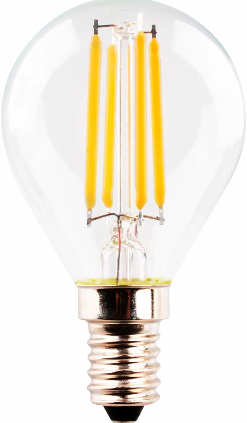 LED-Tropfenform, klar E14/4Watt/ Energie E